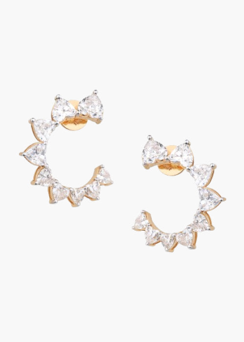 Star Cluster Hoop Earrings