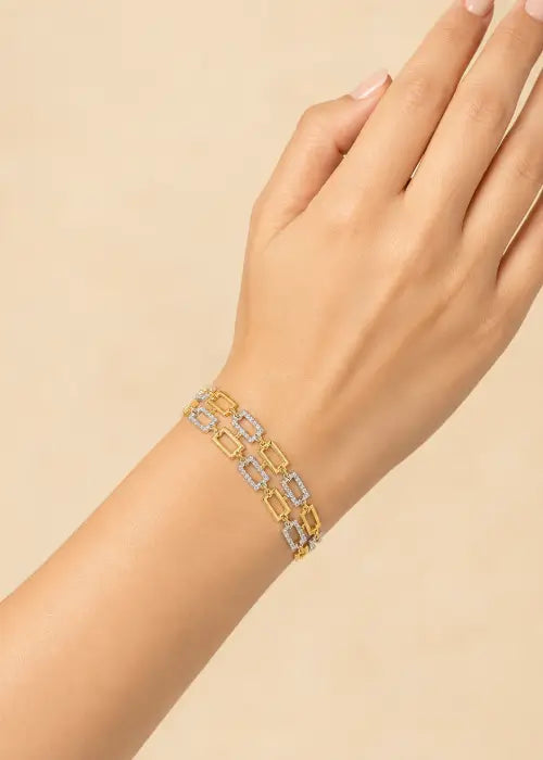 Celeste Two-Tone Bracelet