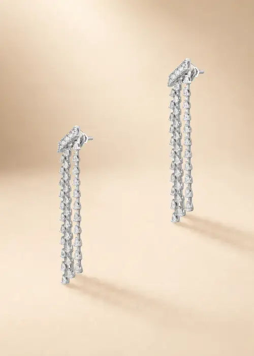 Diamond Rainfall Earrings