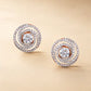 Radiant Spiral Diamond Studs