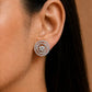 Radiant Spiral Diamond Studs