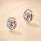 Radiant Spiral Diamond Studs