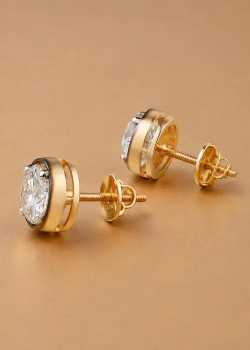 Signature Oval Diamond Studs