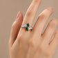 Emerald Cascade Diamond Ring
