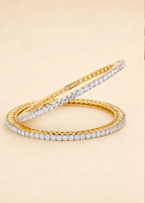 Eternity Diamond Bangle Set (Pair)