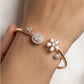 Flora Halo Diamond Bracelet