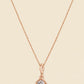 Roselle Solitaire Necklace