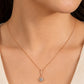 Roselle Solitaire Necklace