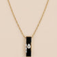 Onyx and Diamond Pendant