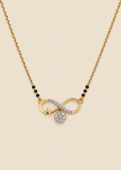 Infinity Blossom Diamond Mangalsutra