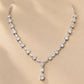 Crystal Cascade Y-Necklace