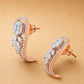 Diamond Petal Sweep Earrings