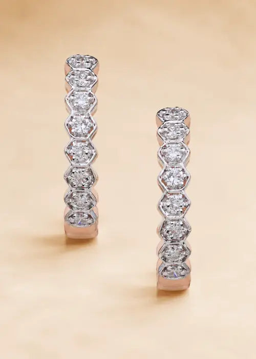 Starlight Diamond Huggies/Hoops