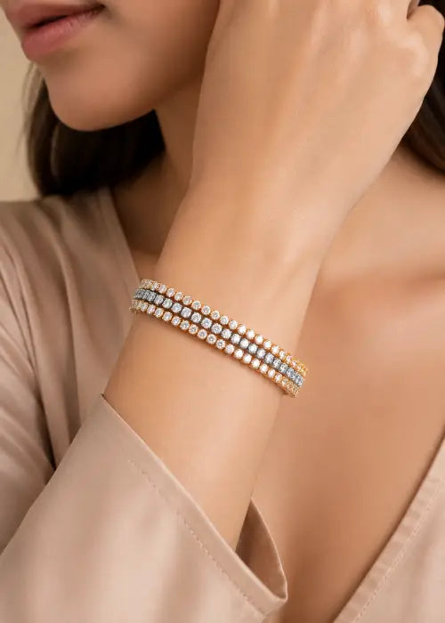 Trinity Radiance Diamond Bracelet