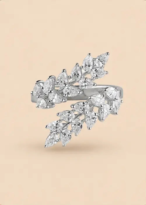 Lumière Vine Diamond Ring