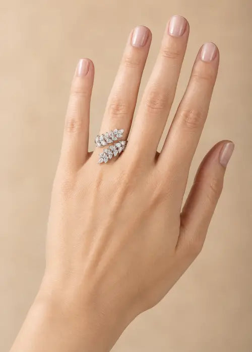 Lumière Vine Diamond Ring