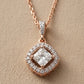 Aura Radiance Diamond Pendant Necklace